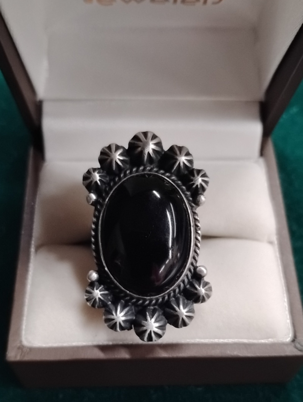 Navajo Black Onyx Ring